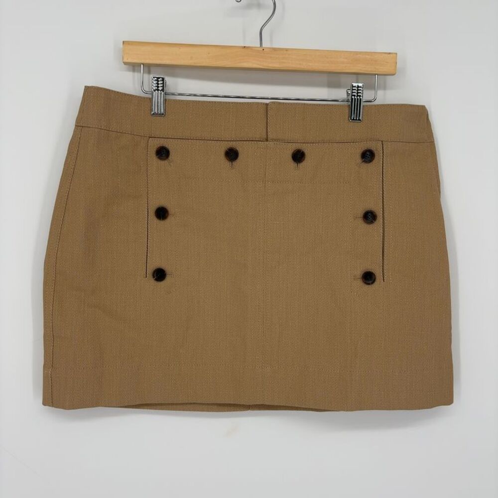 A.L.C. Linen-Blend Mini Skirt
